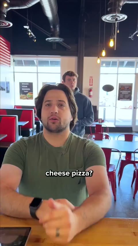 Cheeseburger at the arcade → “I’ll take the Lambo”